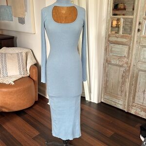 Jonathan Simkhai sweater dress with front cut out size small